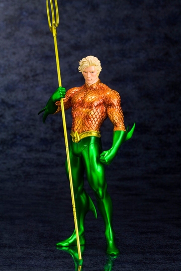 Arthur Carry (Aquaman), Justice League, Kotobukiya, Pre-Painted, 1/10